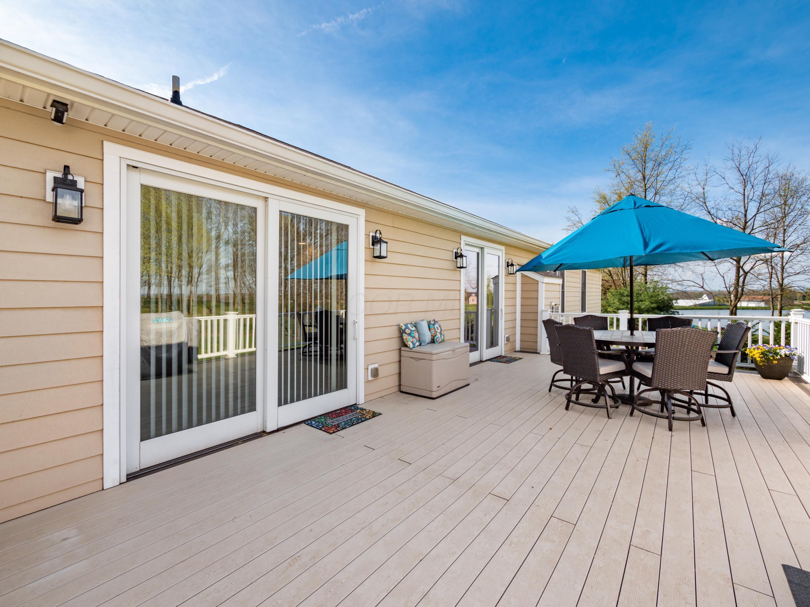 4225 Election House Road Northwest Lancaster, OH 43130 - Photo 59 of 96 34' x 16' Composite Deck off Exterior w/ Gas Hook-Ups