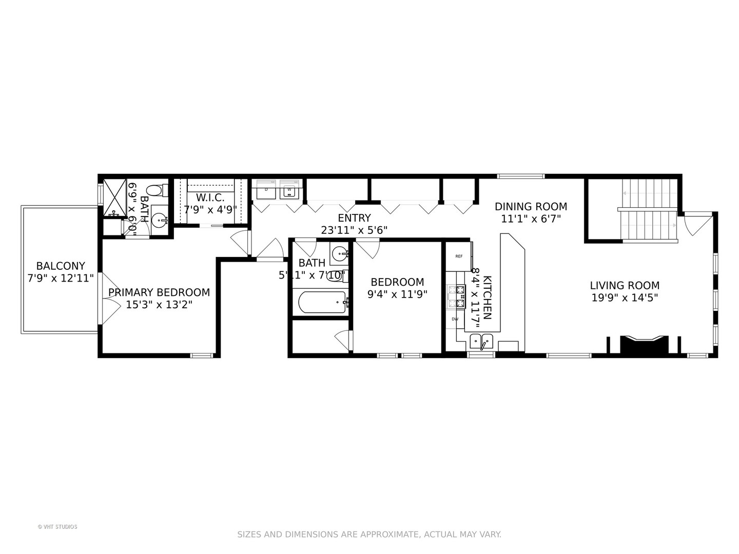 2050 North Racine Avenue, Unit 1 Chicago, IL 60614 - Photo 24 of 25 view of a white wall with black and white walls