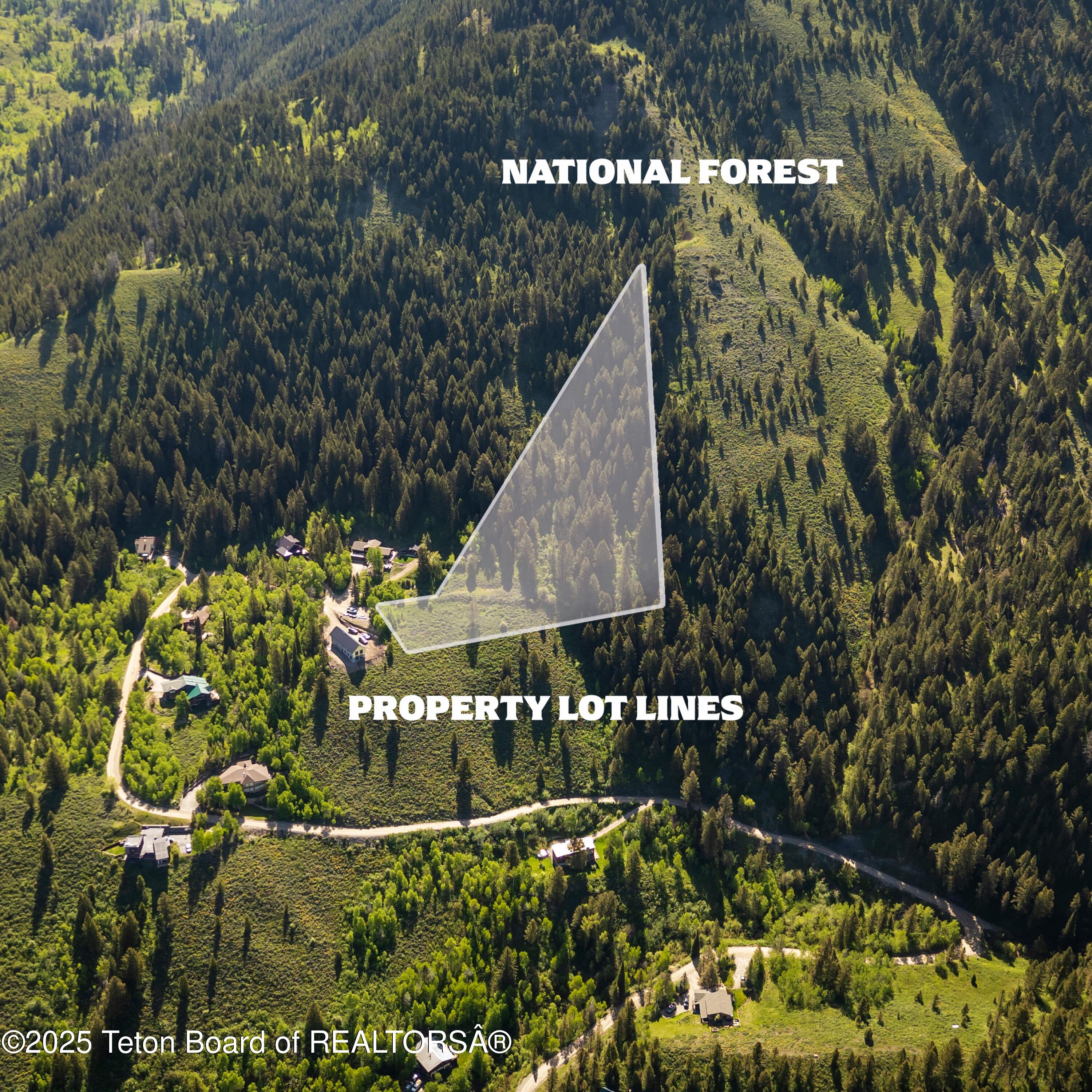 1255 Deer Creek Drive Jackson, WY 83001 - Photo 3 of 9 Aerial 1