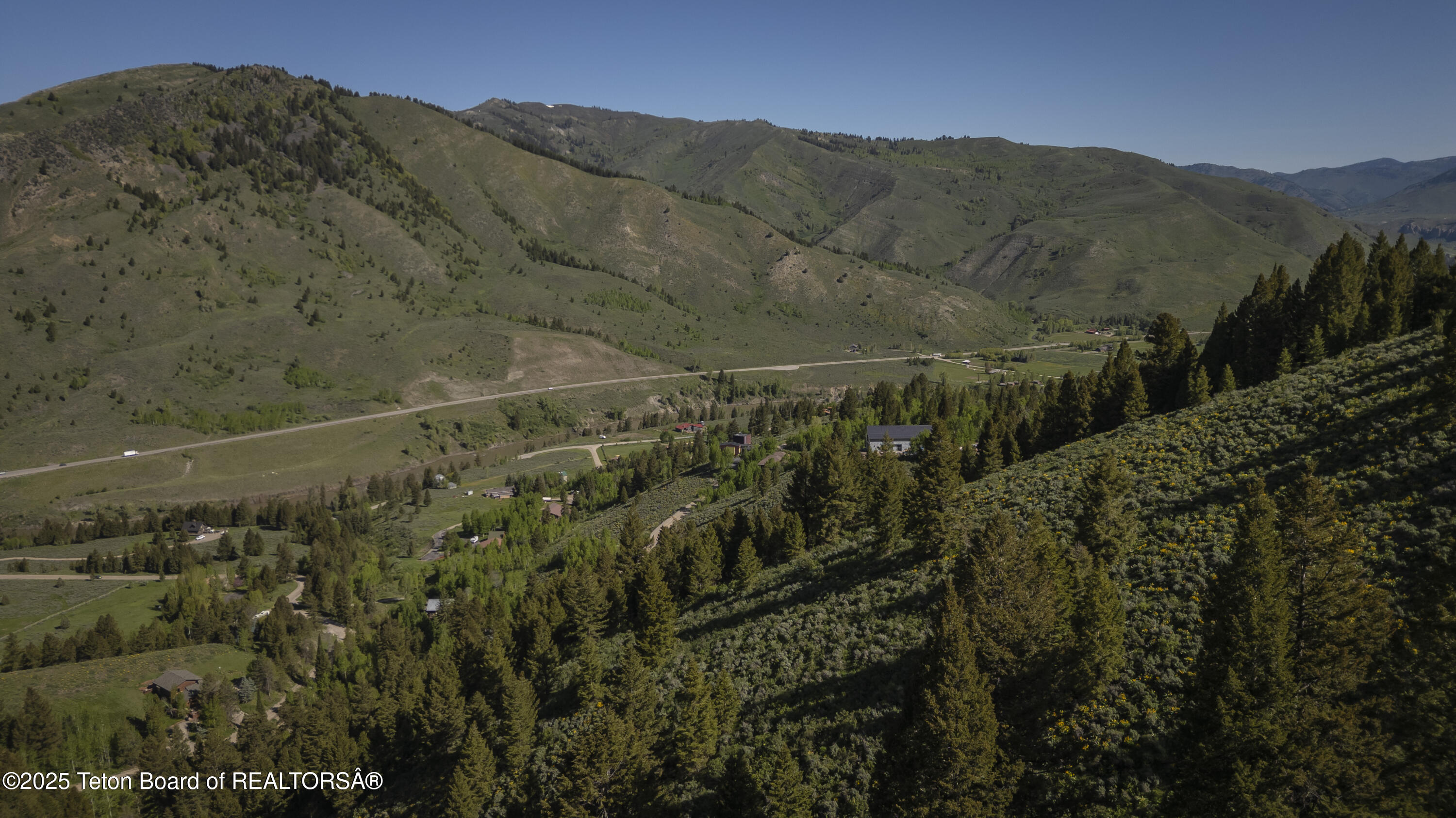 1255 Deer Creek Drive Jackson, WY 83001 - Photo 8 of 9 Aerial