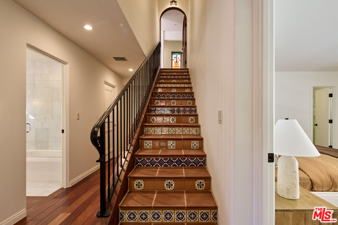 3268 Serra Road Malibu, CA 90265 - Photo 8 of 24 a view of entryway with wooden floor