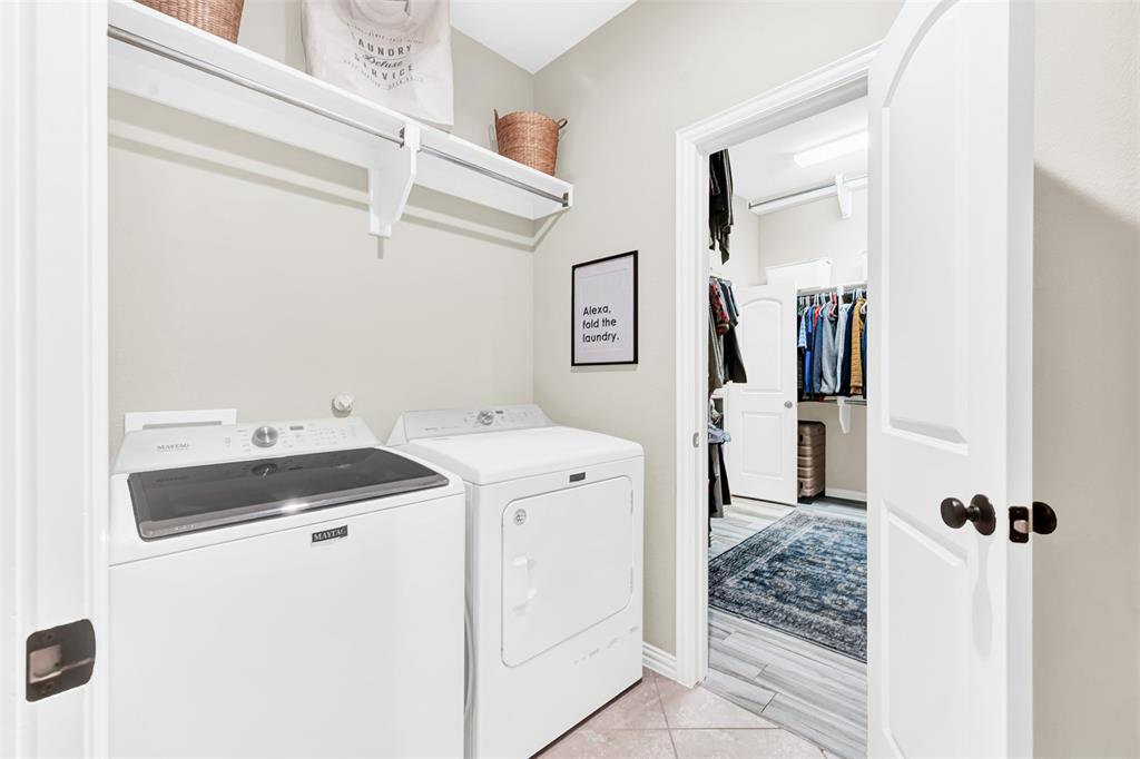 10104 Gentry Drive Frisco, TX 75035 - Photo 28 of 39 a utility room with dryer and washer