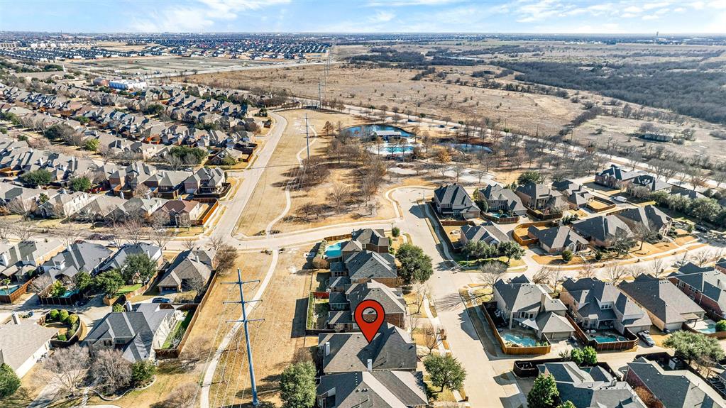 10104 Gentry Drive Frisco, TX 75035 - Photo 35 of 39 an aerial view of multiple house