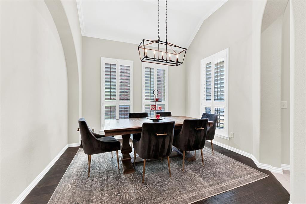 10104 Gentry Drive Frisco, TX 75035 - Photo 7 of 39 a view of a dining room with furniture and window