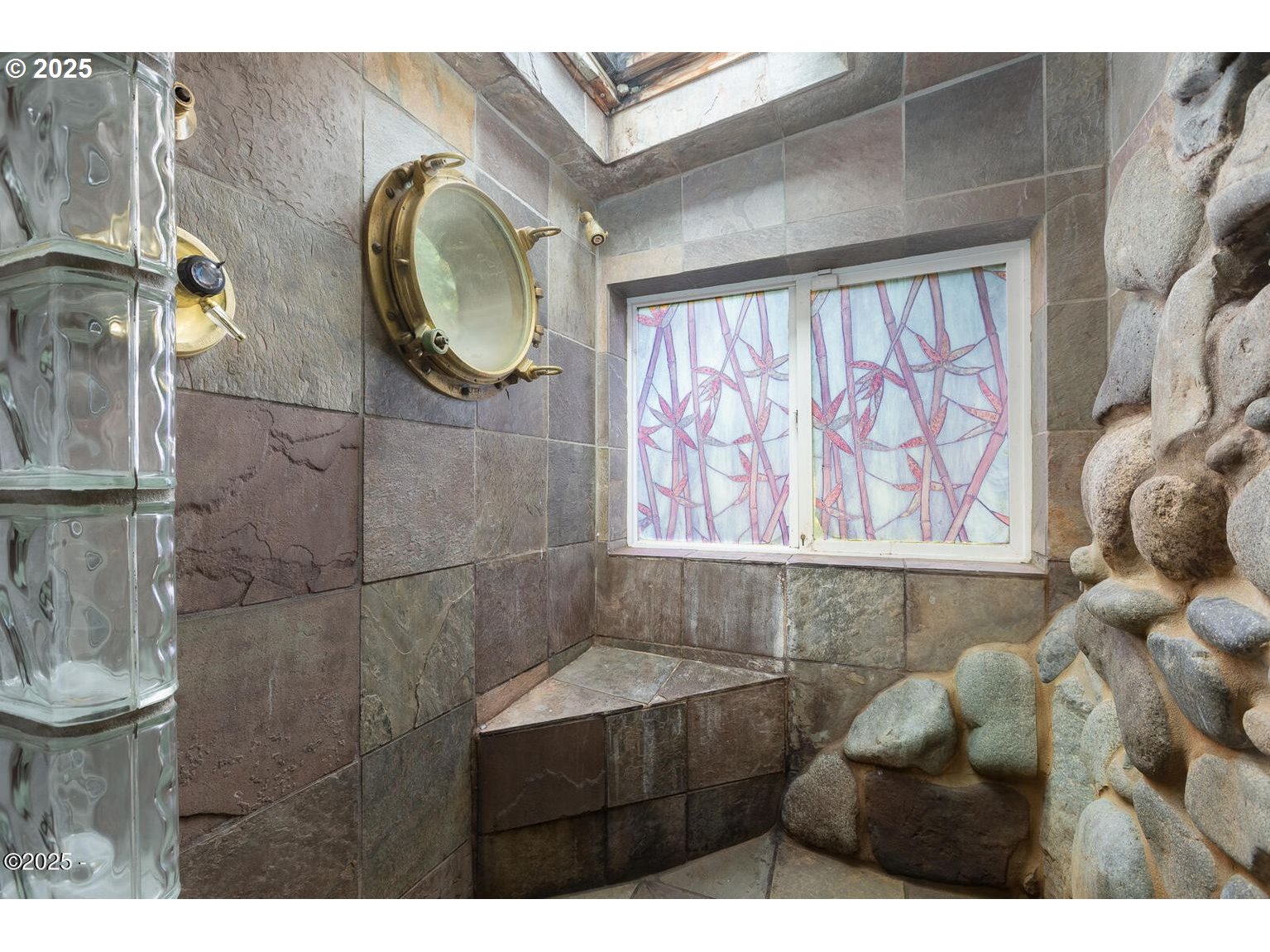 381 South Anderson Creek Road Lincoln City, OR 97367 - Photo 22 of 48 a bathroom with a sink mirror and vanity