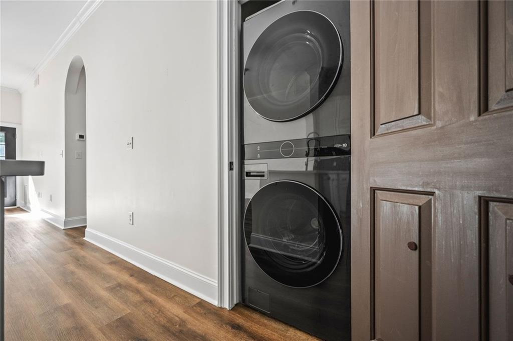 1635 Briarcliff Rd Road, Unit 8 Atlanta, GA 30306 - Photo 18 of 29 a close view of a utility room with dryer and washer
