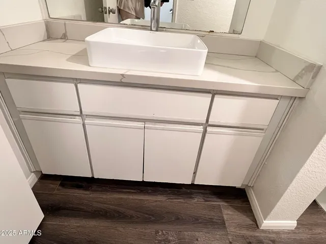 a close view of utility room