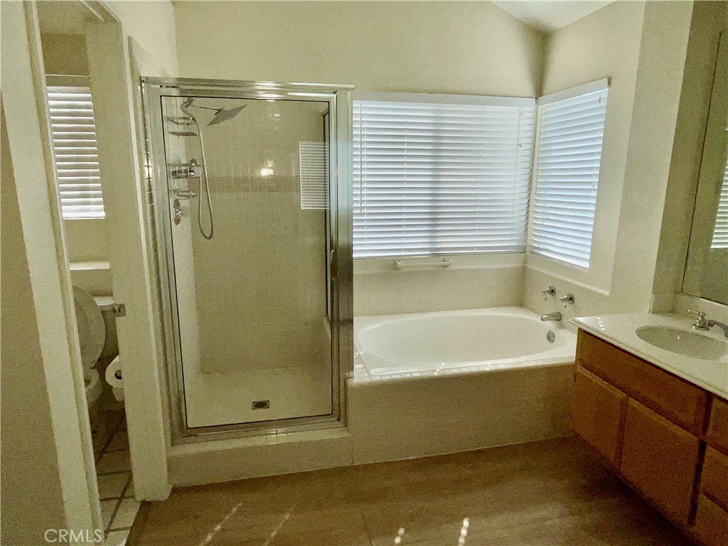 28182 Rancho Azul Laguna Niguel, CA 92677 - Photo 24 of 39 a bathroom with a bathtub and a shower