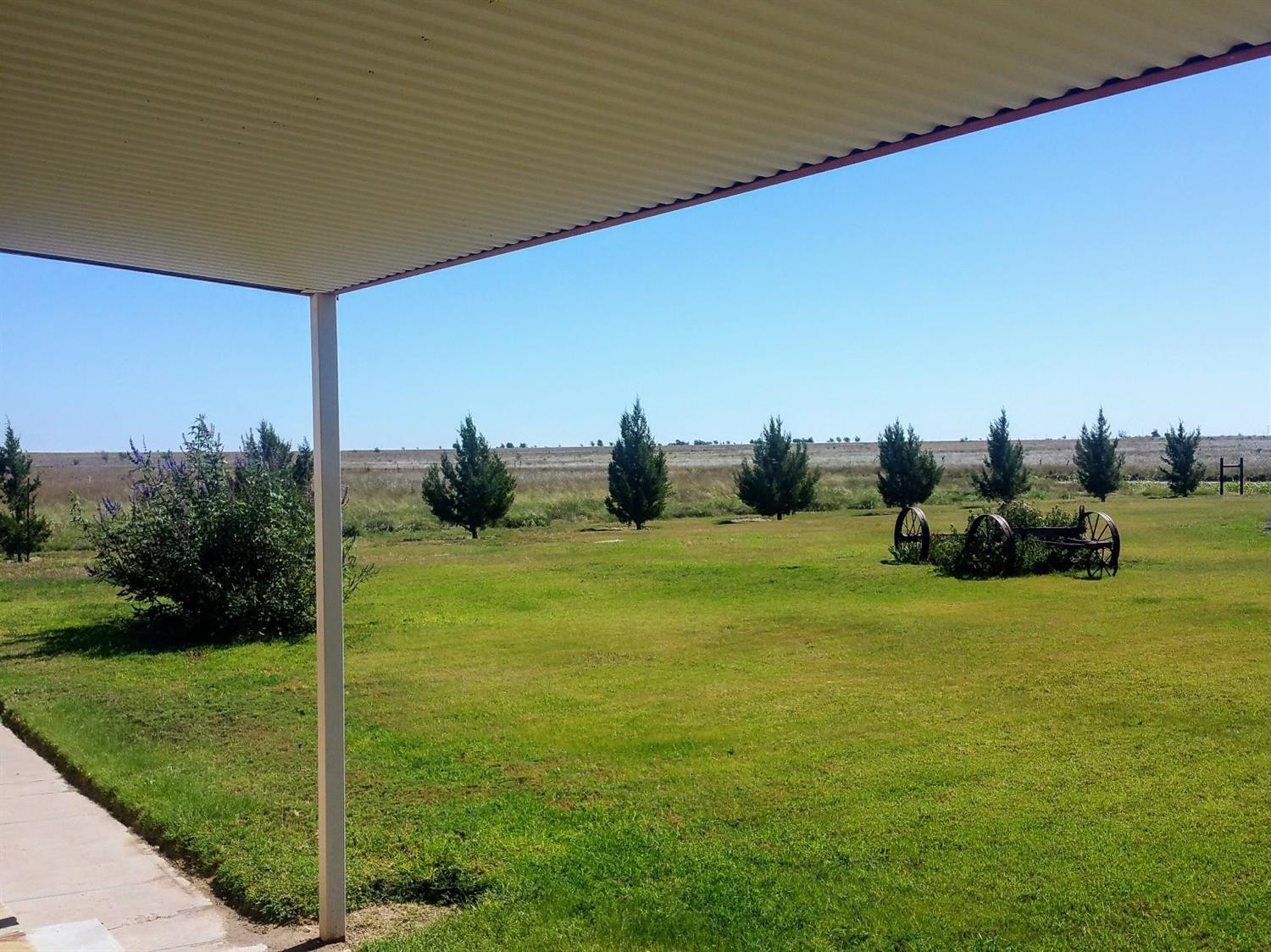 Front porch view looking east/south east