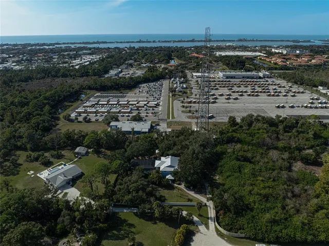 a view of a garden with a patio