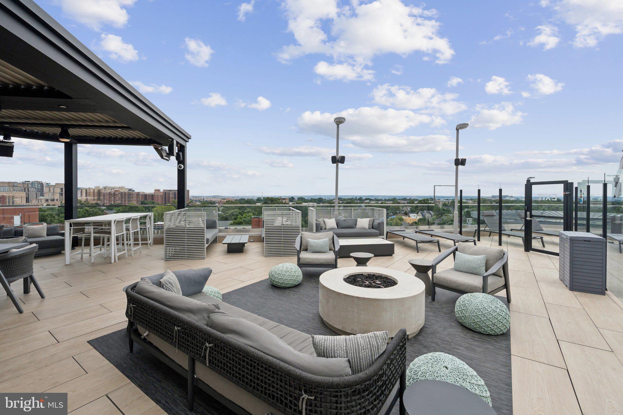 1021 North Garfield Street, Unit B39 Arlington, VA 22201 - Photo 19 of 28 Amenities - Rooftop w/Monument Views
