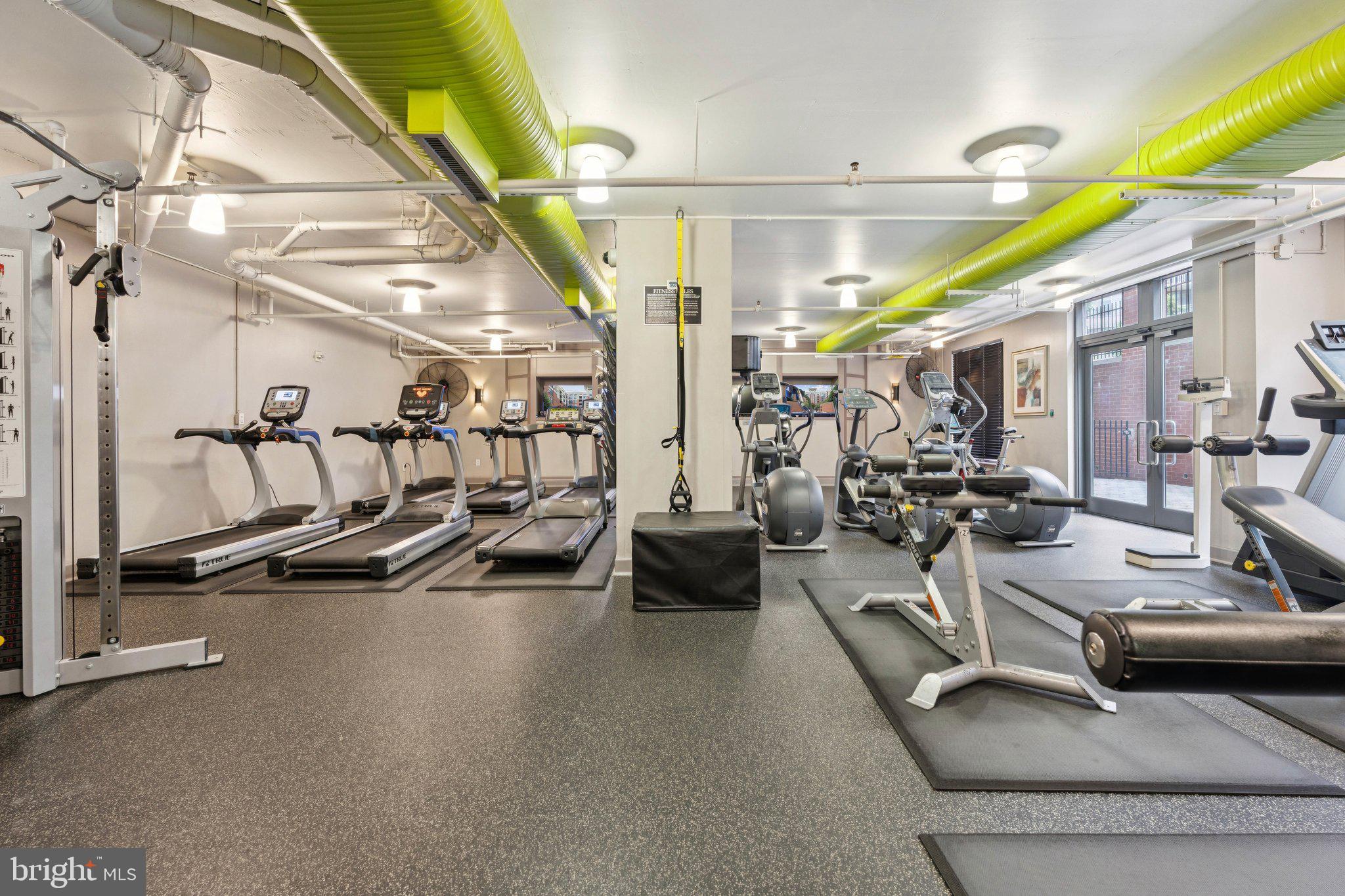 1021 North Garfield Street, Unit B39 Arlington, VA 22201 - Photo 20 of 28 Amenities - Gym