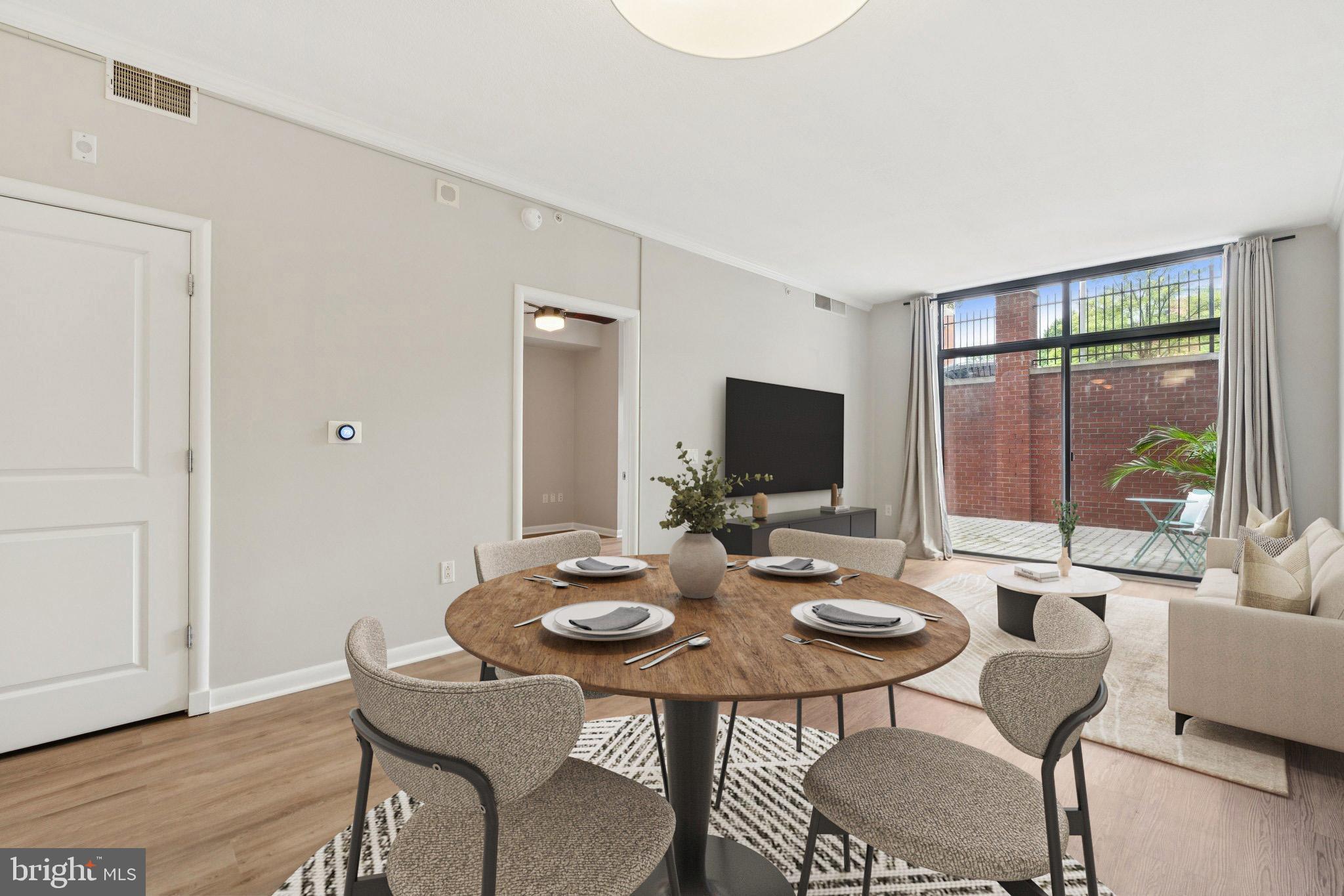 1021 North Garfield Street, Unit B39 Arlington, VA 22201 - Photo 4 of 28 Kitchen & Living Room