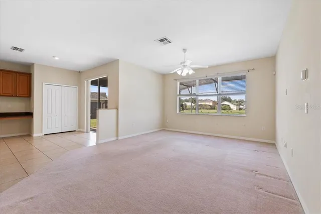 a view of an empty room