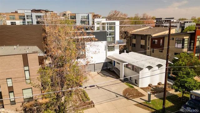 a living room with patio furniture
