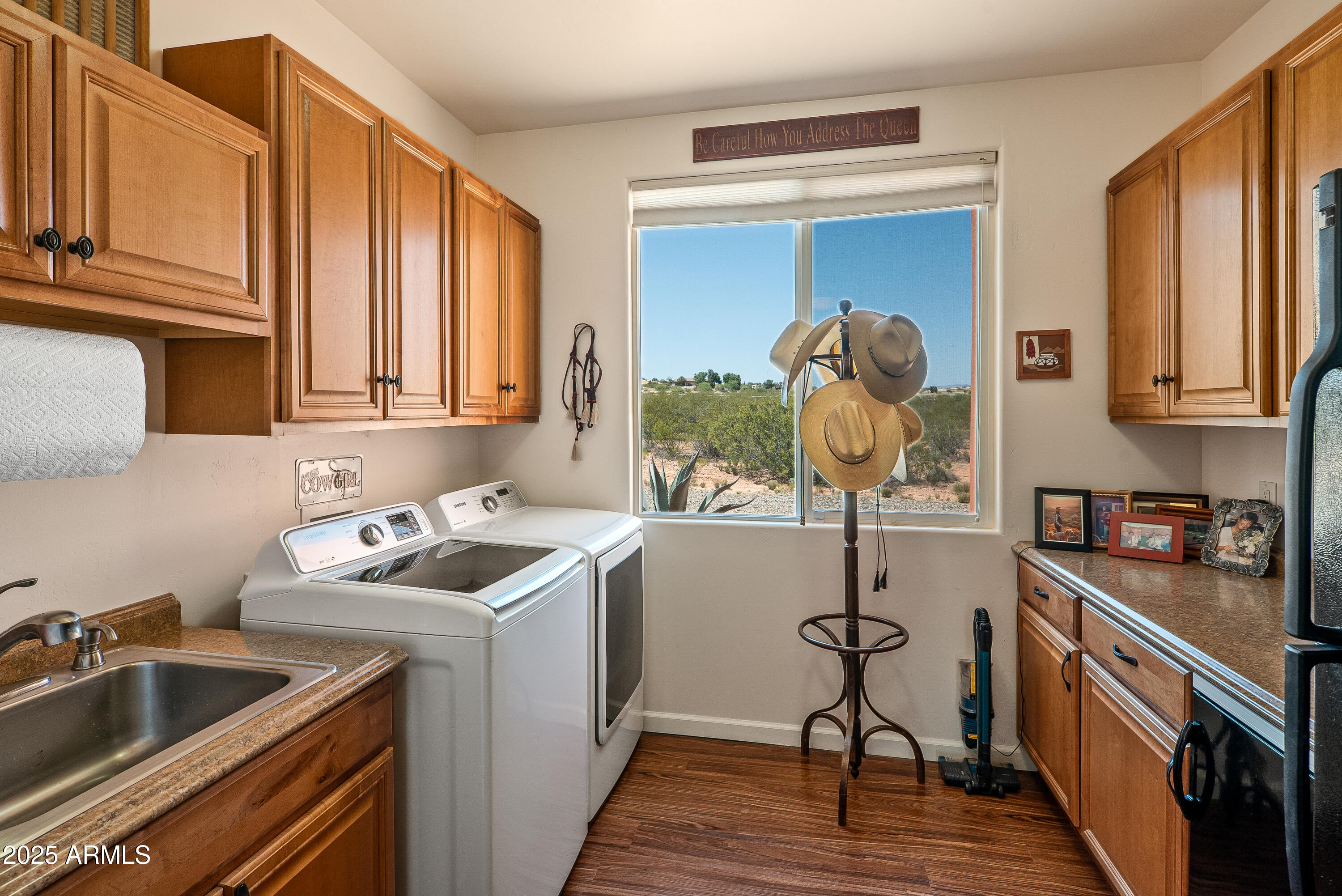 7375 East Sliding Stop Lane Cornville, AZ 86325 - Photo 24 of 53 a kitchen with a sink cabinets and window