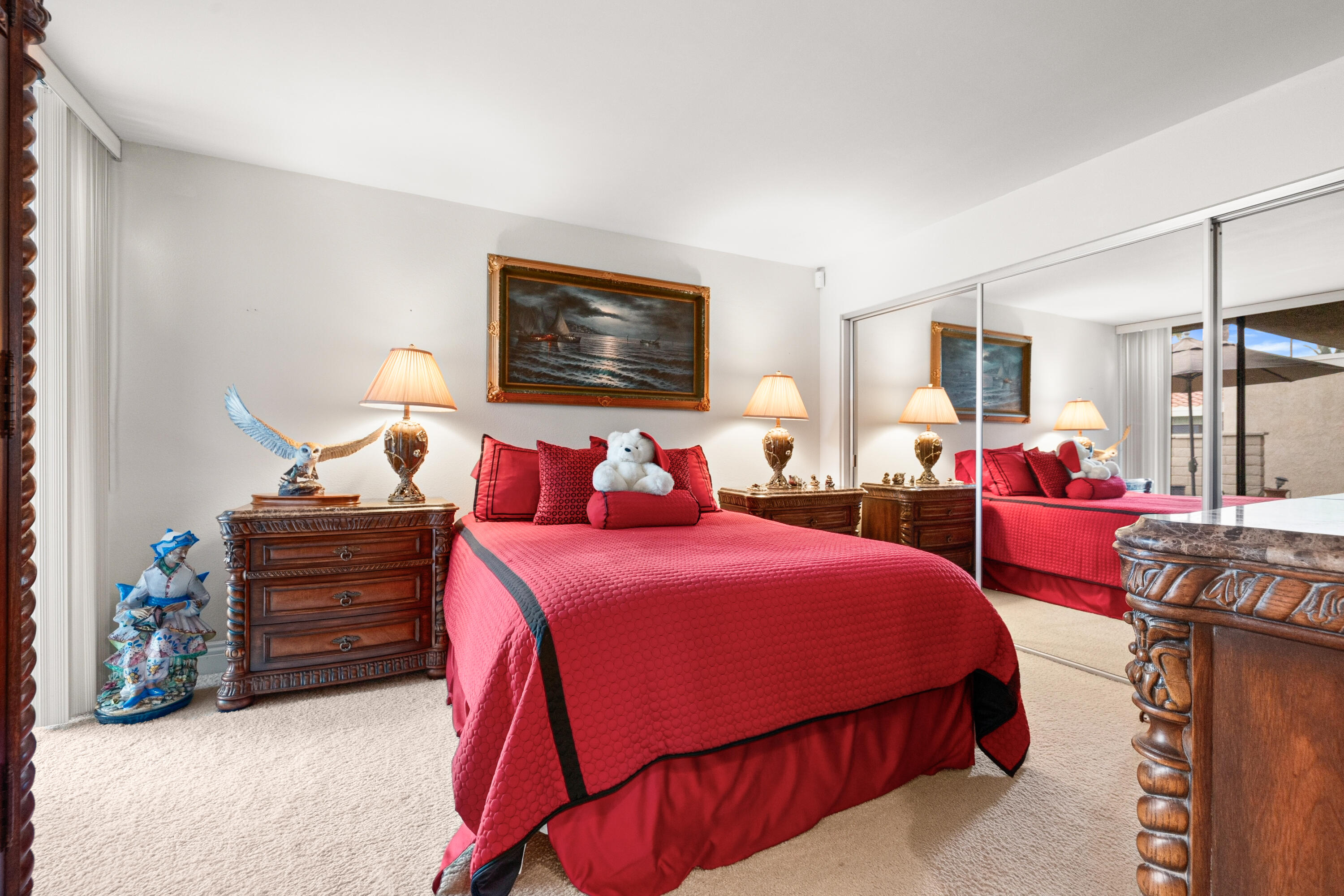 72419 Rodeo Way Rancho Mirage, CA 92270 - Photo 28 of 48 a bedroom with bed and window