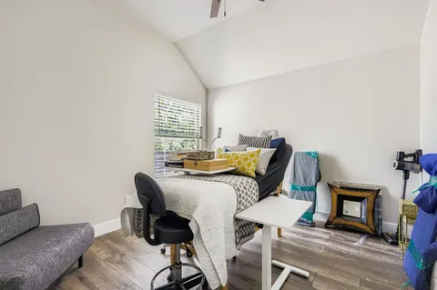 a view of a livingroom with furniture and a couch