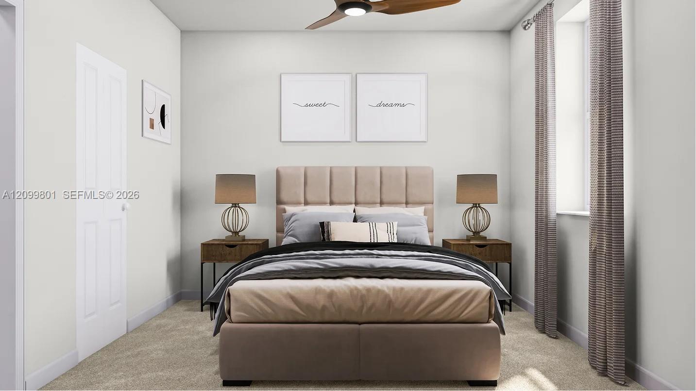 17536 Southwest 287th Street Homestead, FL 33030 - Photo 4 of 13 Next Gen® SuiteAll the bedrooms include a practical closet and plush wall-to-wall carpeting.