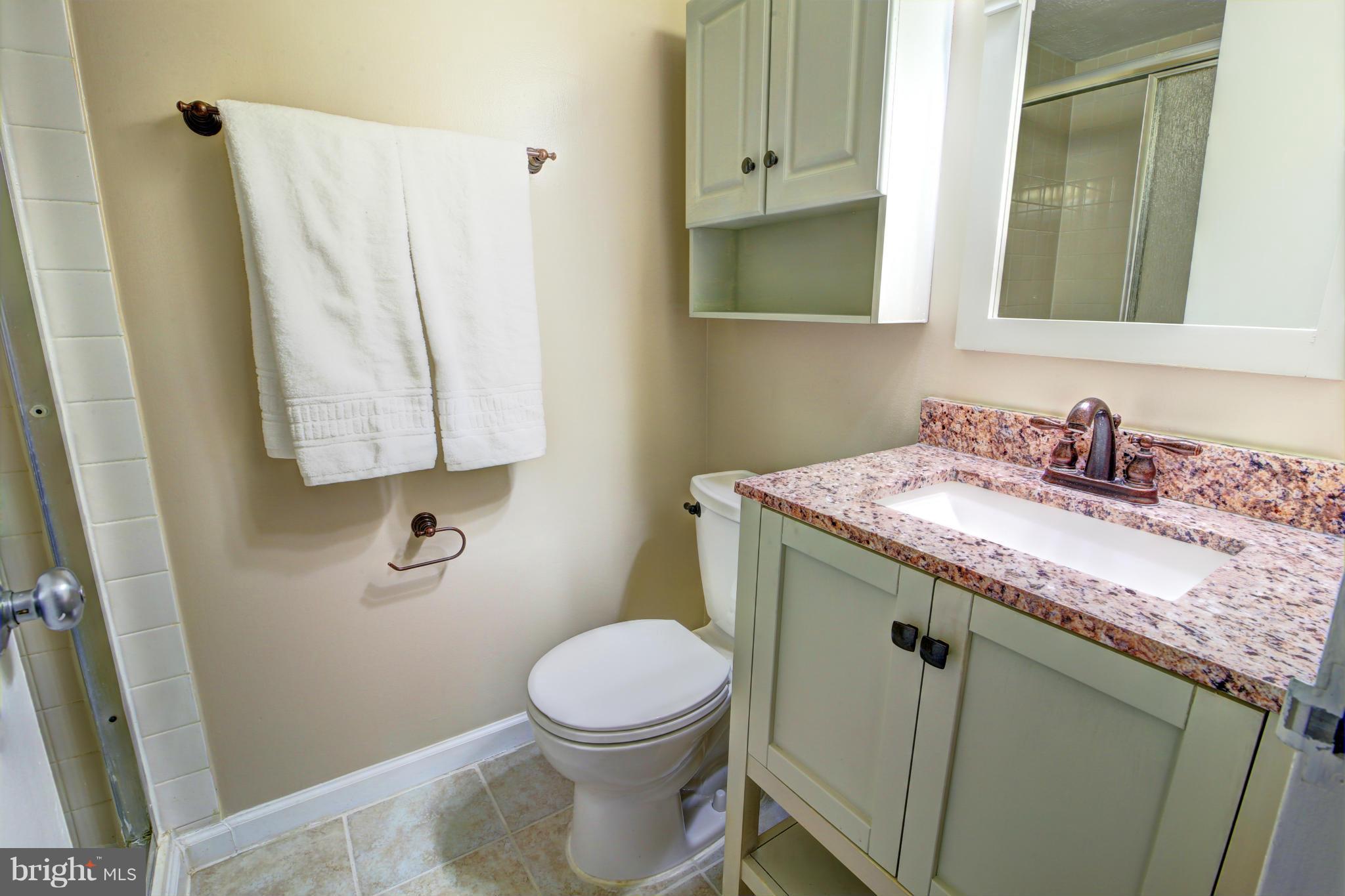 11627 Stoneview Square, Unit 11C Reston, VA 20191 - Photo 10 of 19 a bathroom with a sink and a mirror