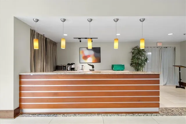 a view of lobby with furniture