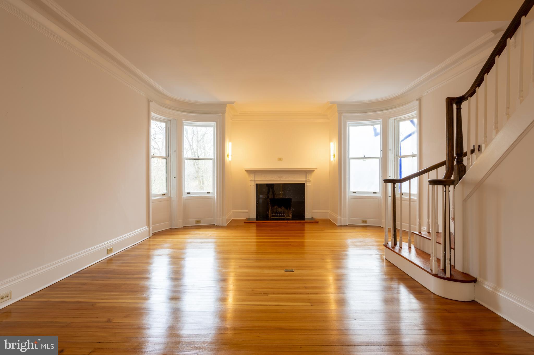 3 Devon Hill Road, Unit D4 Baltimore, MD 21210 - Photo 6 of 46 a view of a livingroom with wooden floor and a fireplace