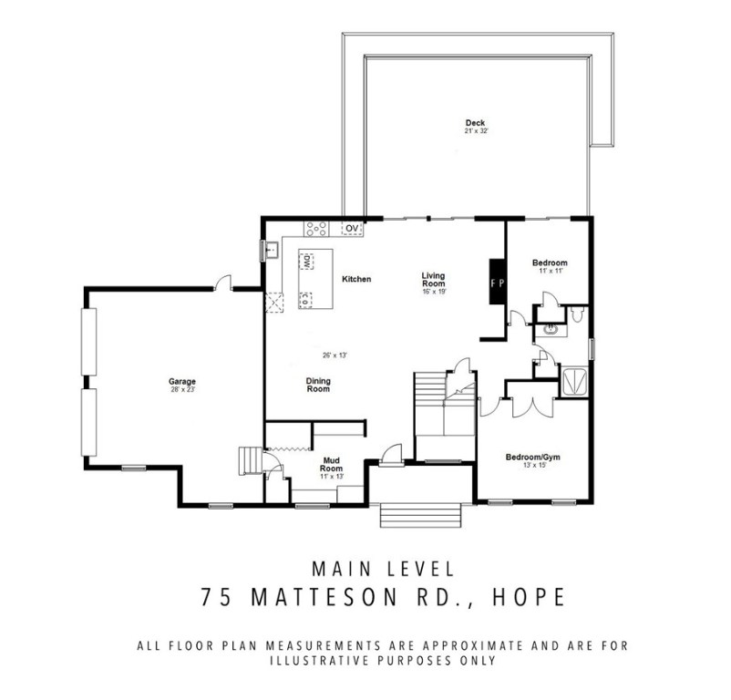 75 Matteson Road Scituate, RI 02831 - Photo 39 of 40 Main Level Floor Plan