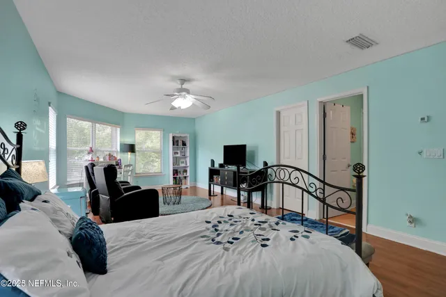 a outdoor space with lots of tables and chairs