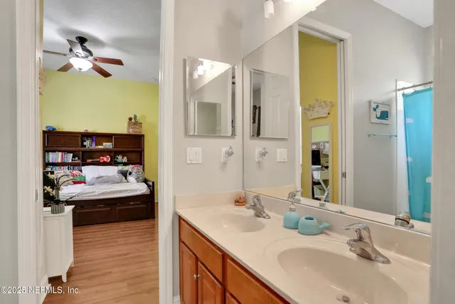 a view of a swimming pool with an outdoor space and seating area