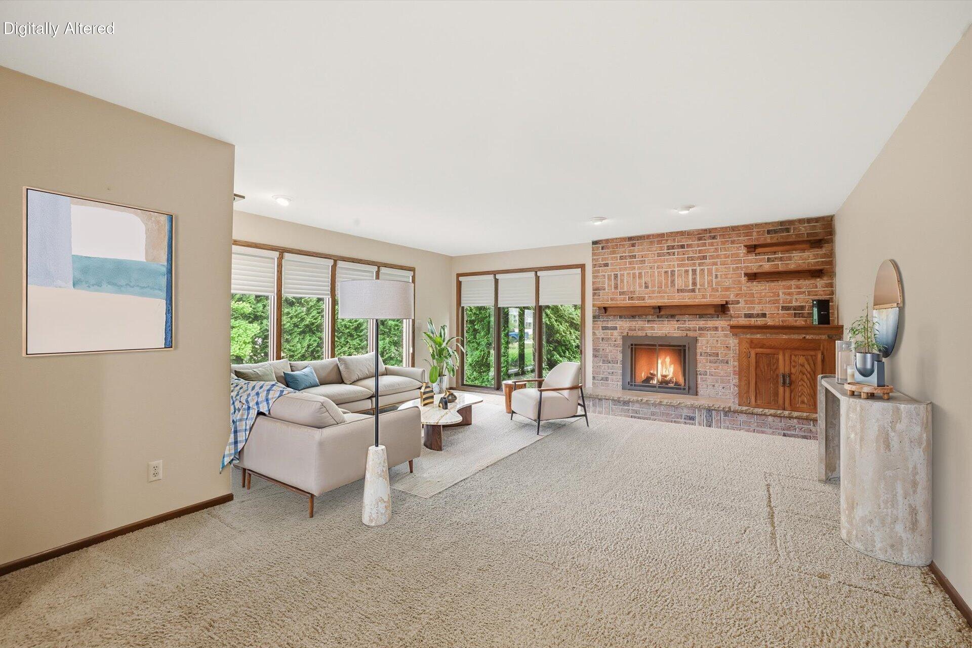 4100 South 119th Street Greenfield, WI 53228 - Photo 3 of 31 Virtually staged great room!