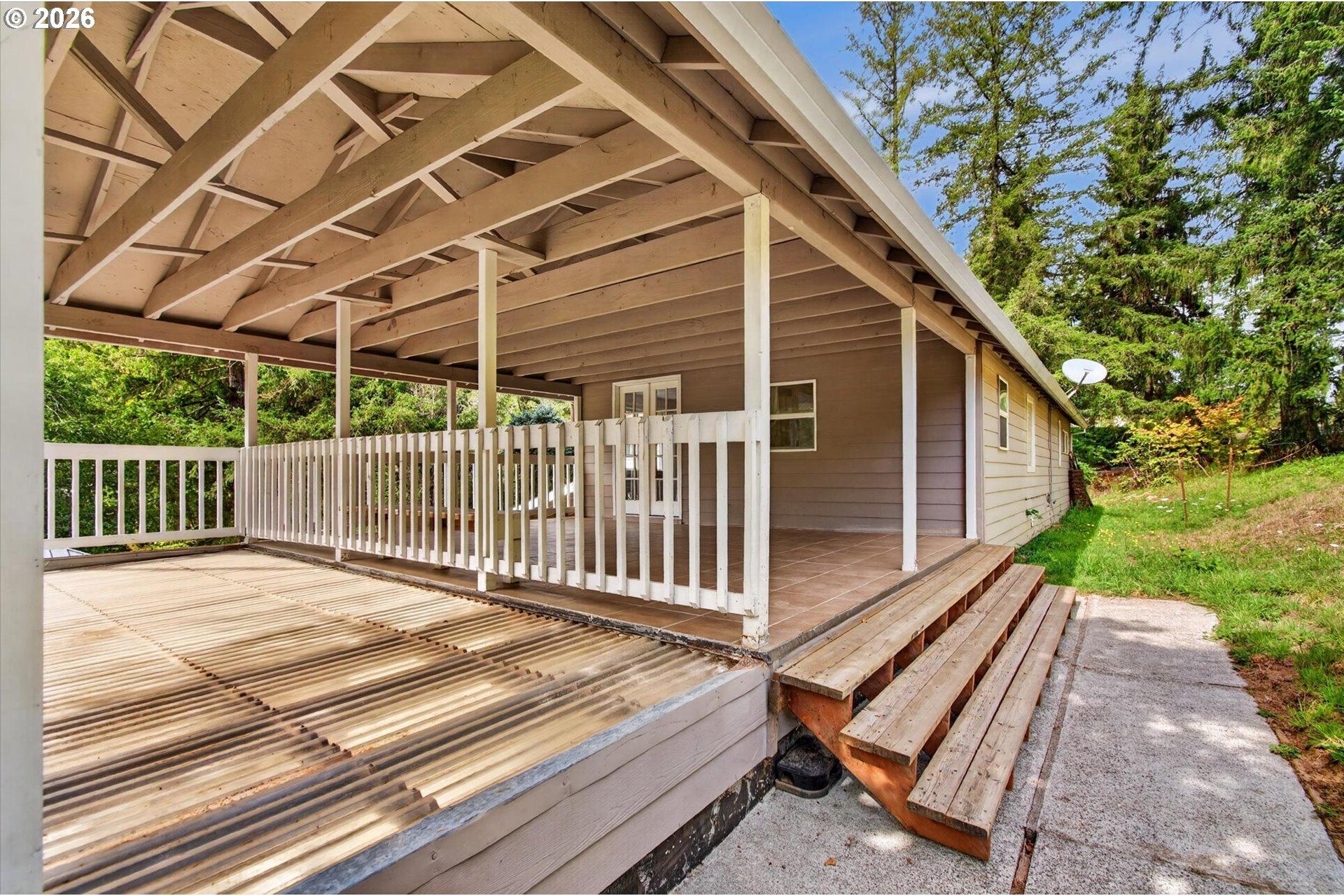14540 Northwest Cornelius Pass Road Portland, OR 97231 - Photo 32 of 48 Covered Patio