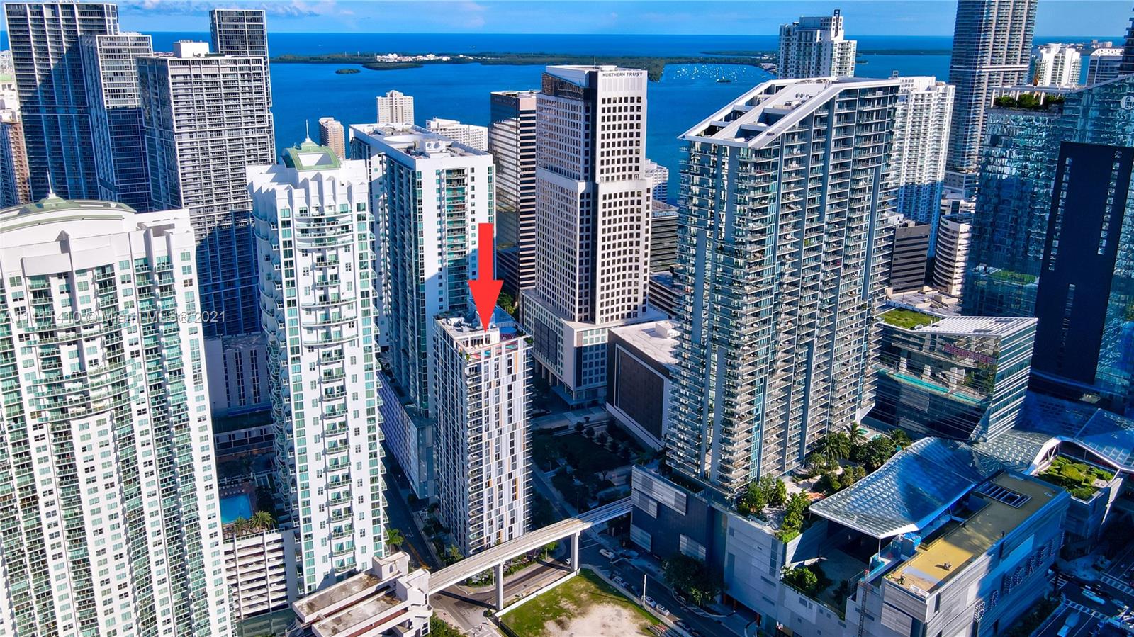 31 Southeast 6th Street, Unit 505 Miami, FL 33131 - Photo 58 of 71 a city view with tall buildings