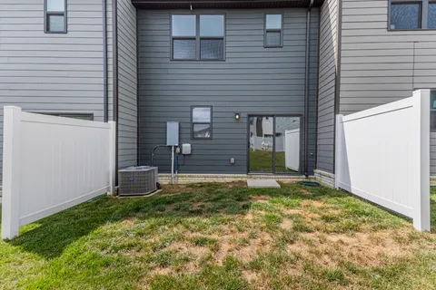 a backyard of a house