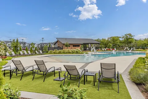 a view of patio and dining area
