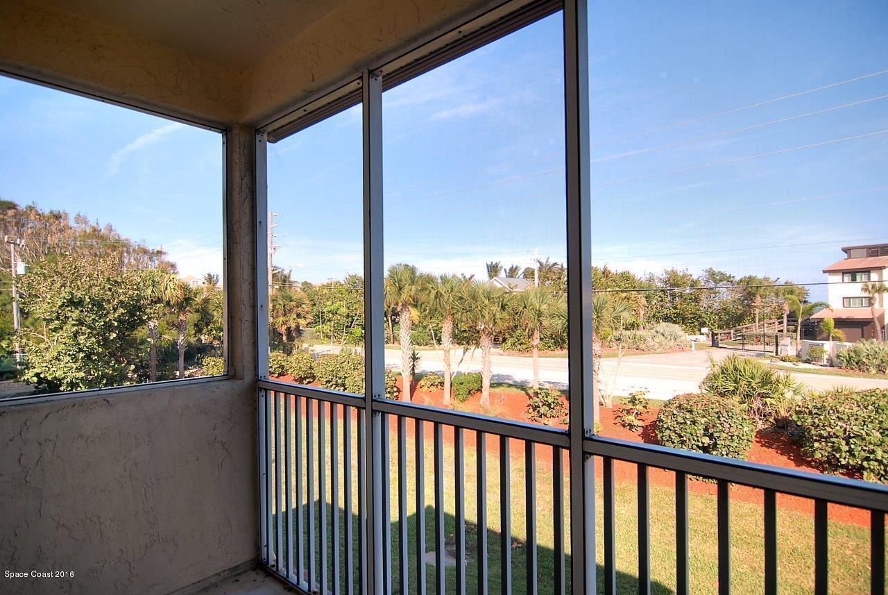 3191 Ricks Way Melbourne Beach, FL 32951 - Photo 23 of 30 Screened balcony w/ocean view