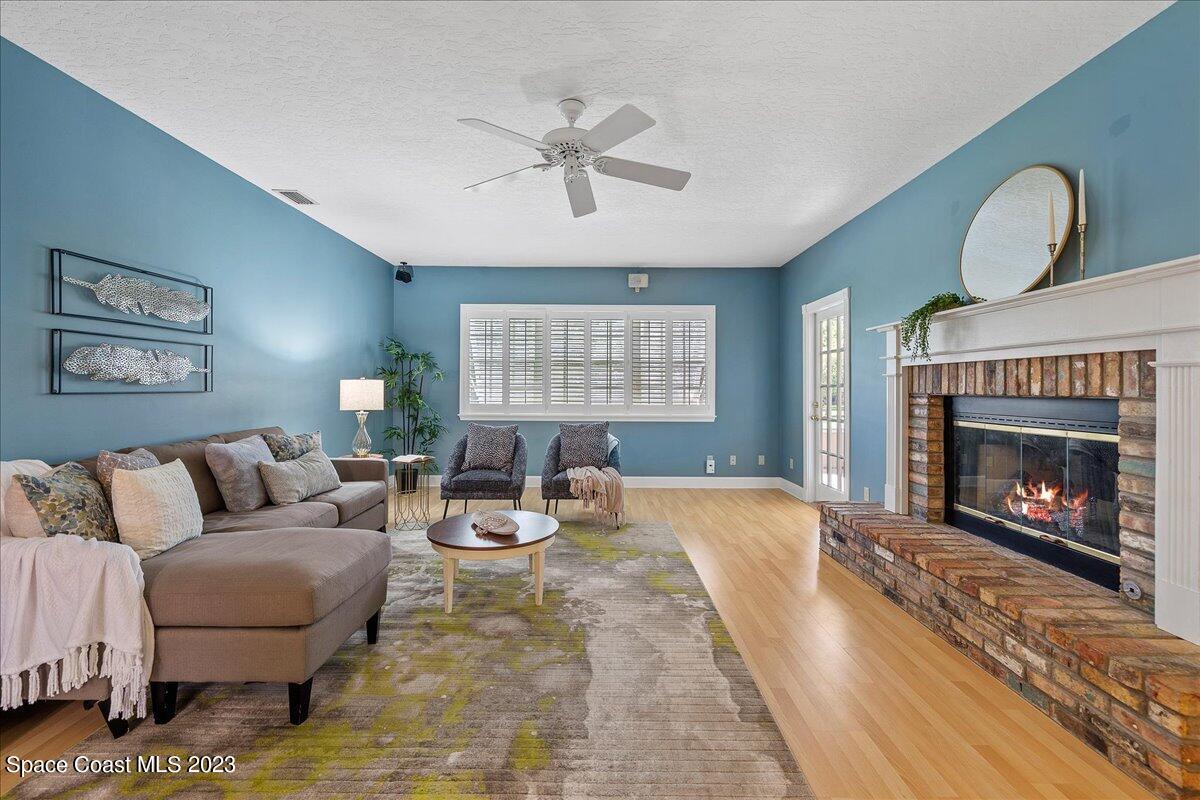 4150 Windover Way Melbourne, FL 32934 - Photo 17 of 57 Cozy Fireplace
