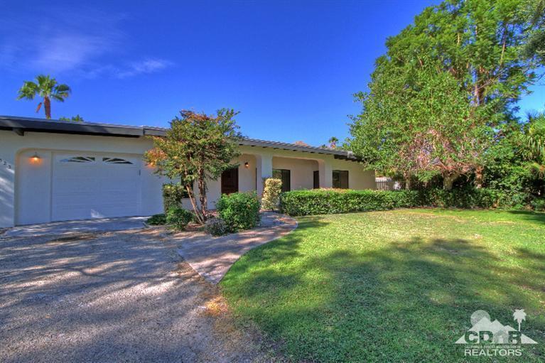 71523 Sahara Road Rancho Mirage, CA 92270 - Photo 1 of 30 a front view of a house with a yard