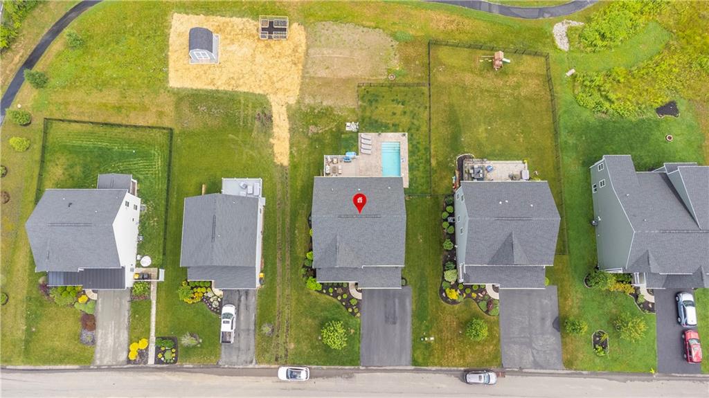 205 Regency Drive Eighty Four, PA 15330 - Photo 36 of 43 an aerial view of residential houses with outdoor space and street view