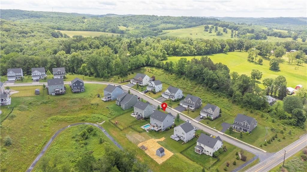 205 Regency Drive Eighty Four, PA 15330 - Photo 39 of 43 an aerial view of a house with swimming pool