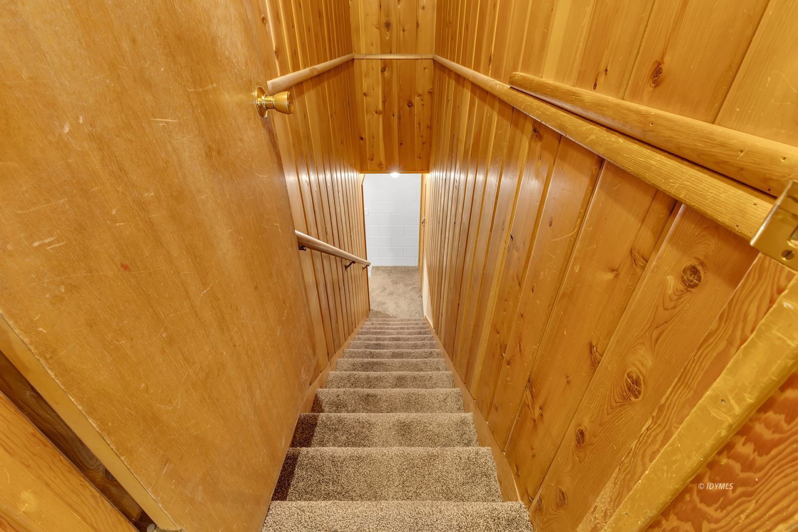 55175 John Muir Road, Unit CALIFO Idyllwild, CA 92549 - Photo 30 of 51 Stairwell to lower level
