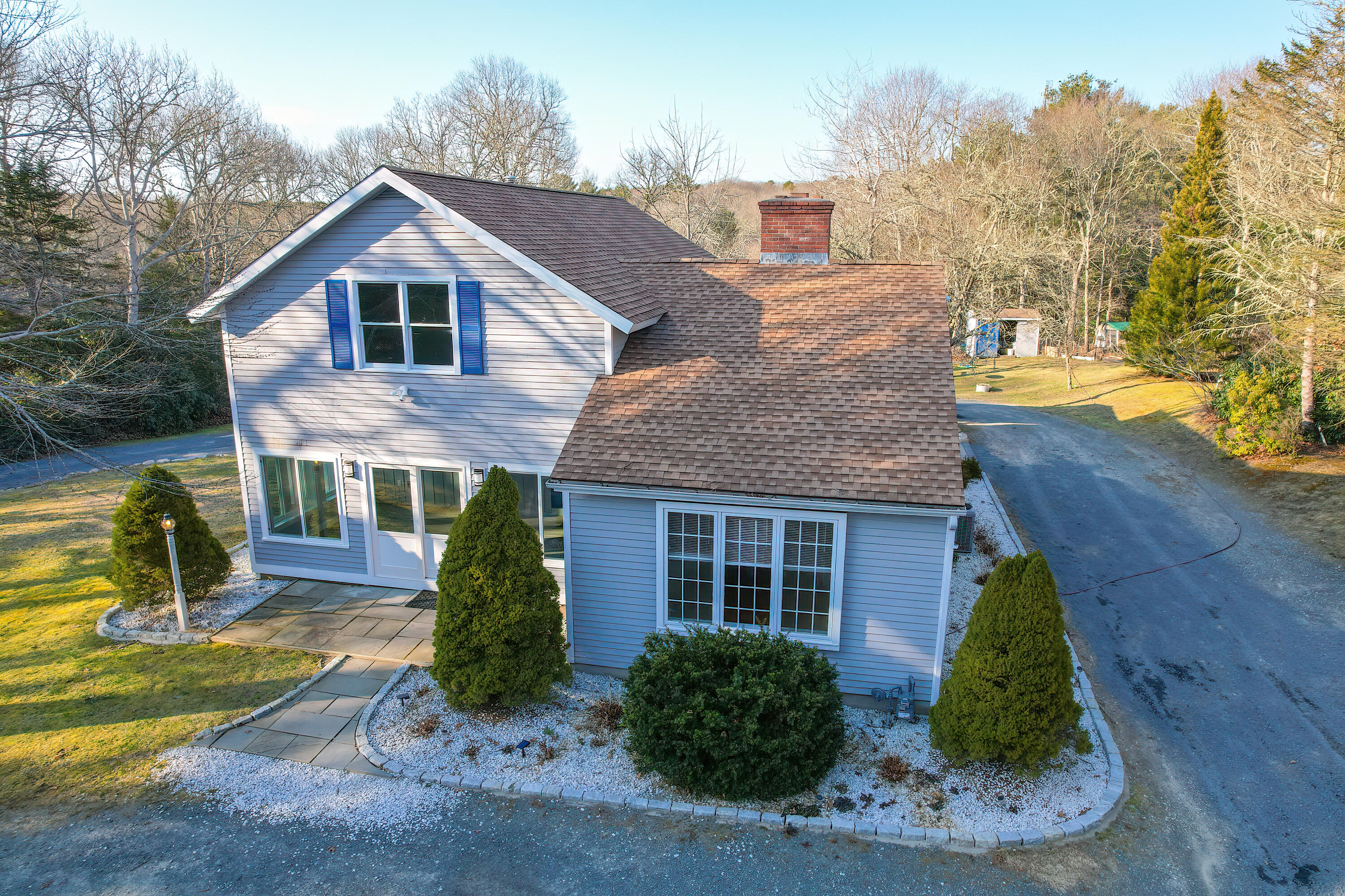 240 Oak Street West Barnstable, MA 02668 - Photo 1 of 89 a aerial view of a house with a yard