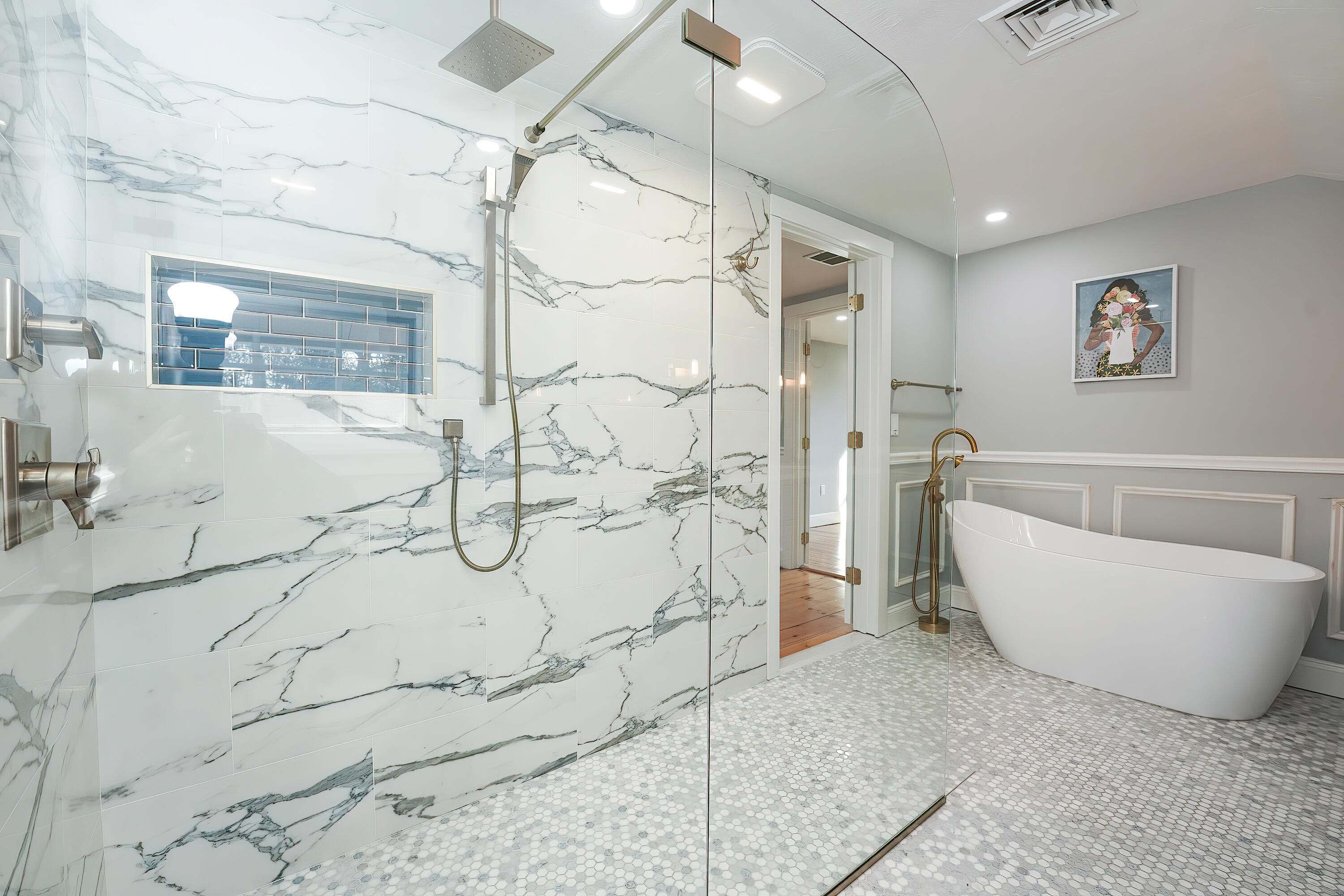 240 Oak Street West Barnstable, MA 02668 - Photo 47 of 89 a bathroom with a bathtub and shower