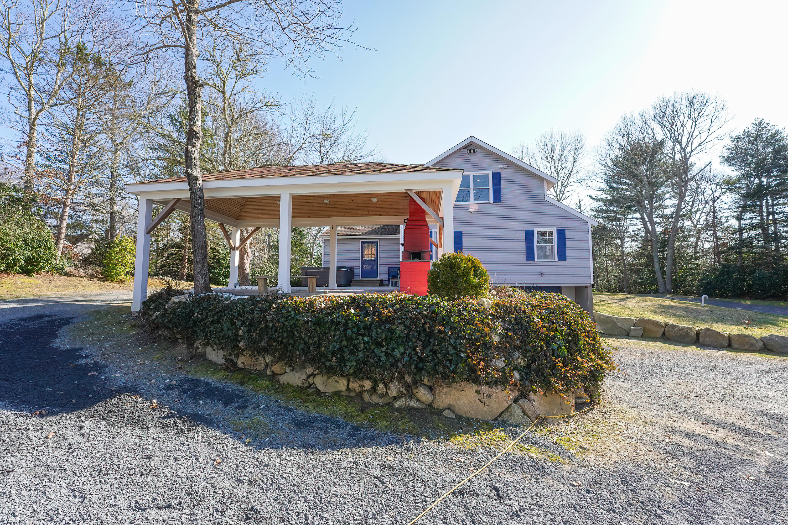 240 Oak Street West Barnstable, MA 02668 - Photo 80 of 89 a front view of a house with a yard