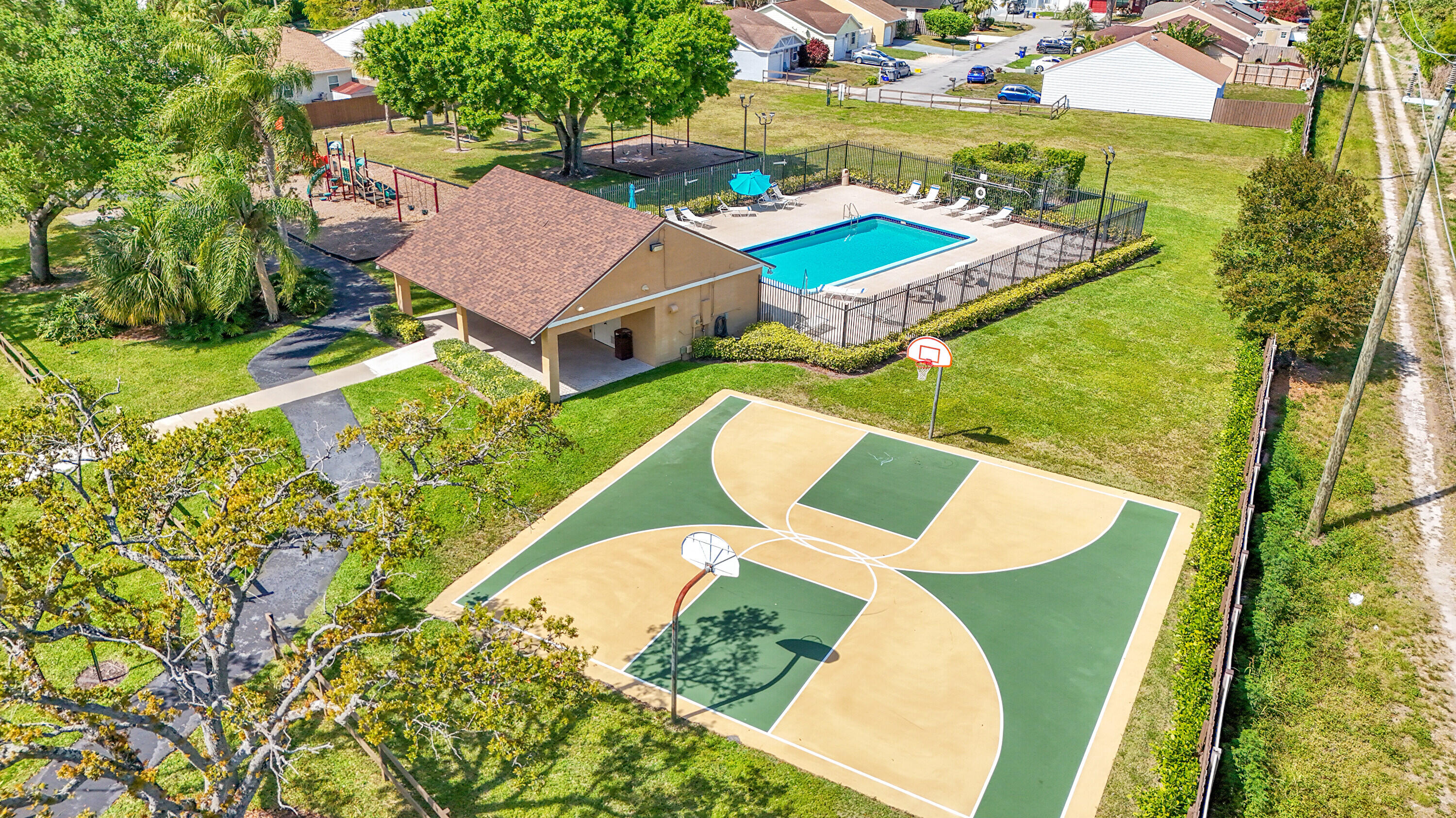 11120 North Terradas Lane Boca Raton, FL 33428 - Photo 53 of 57 an aerial view of a house with swimming pool garden and patio