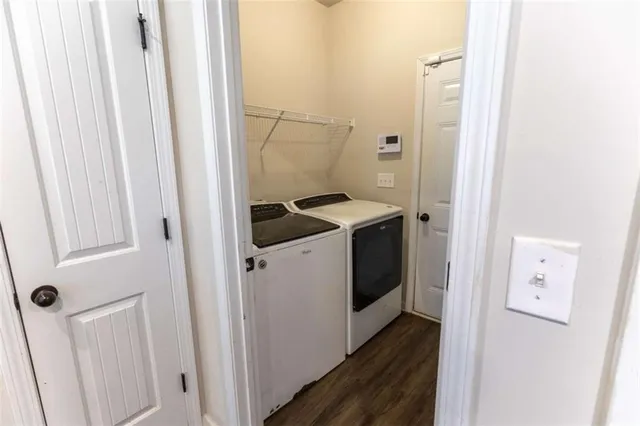 a view of backyard with a outdoor space