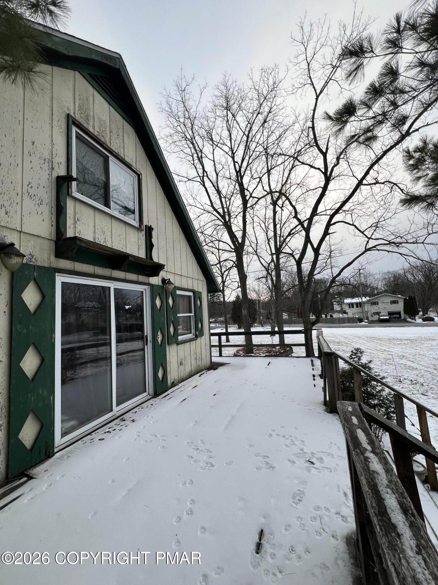 5062 Pine Ridge Road North East Stroudsburg, PA 18302 - Photo 17 of 17 a view of a backyard of the house