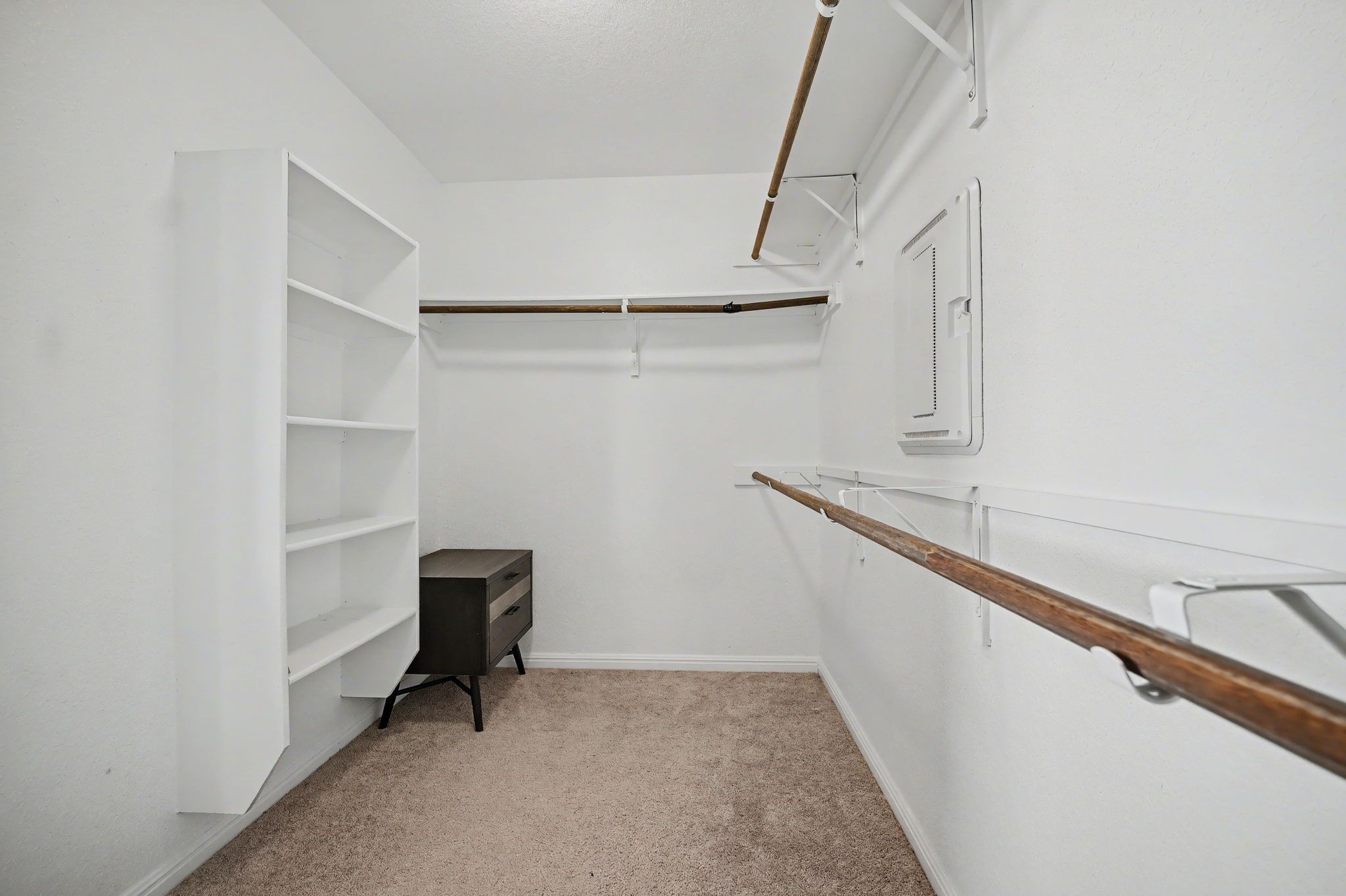 10807 Sentinel Drive Austin, TX 78747 - Photo 9 of 16 Walk in closet featuring light colored carpet
