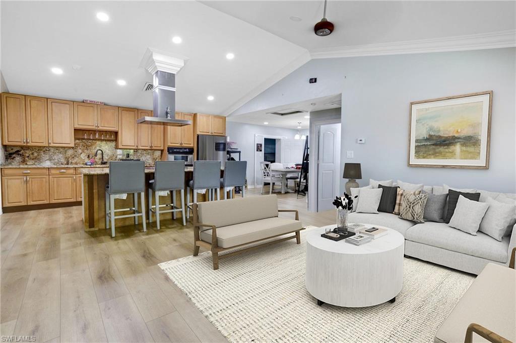 165 4th Street Naples, FL 34113 - Photo 3 of 18 Virtually Staged Living Room