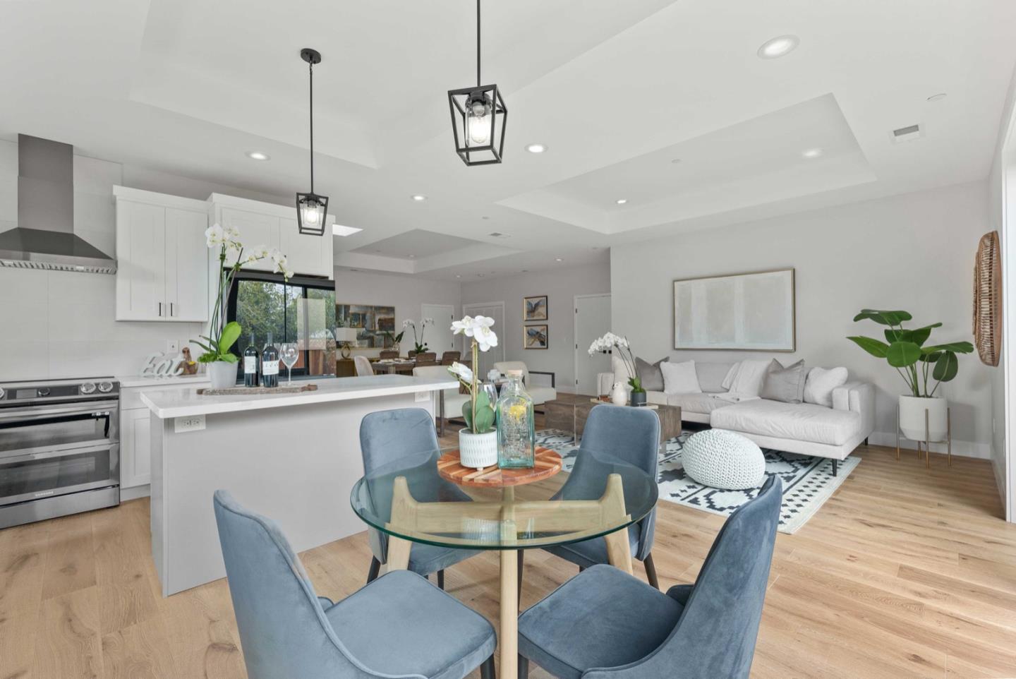 1766 Wagner Avenue Mountain View, CA 94043 - Photo 9 of 38 a view of a dining room with furniture wooden floor and potted plants