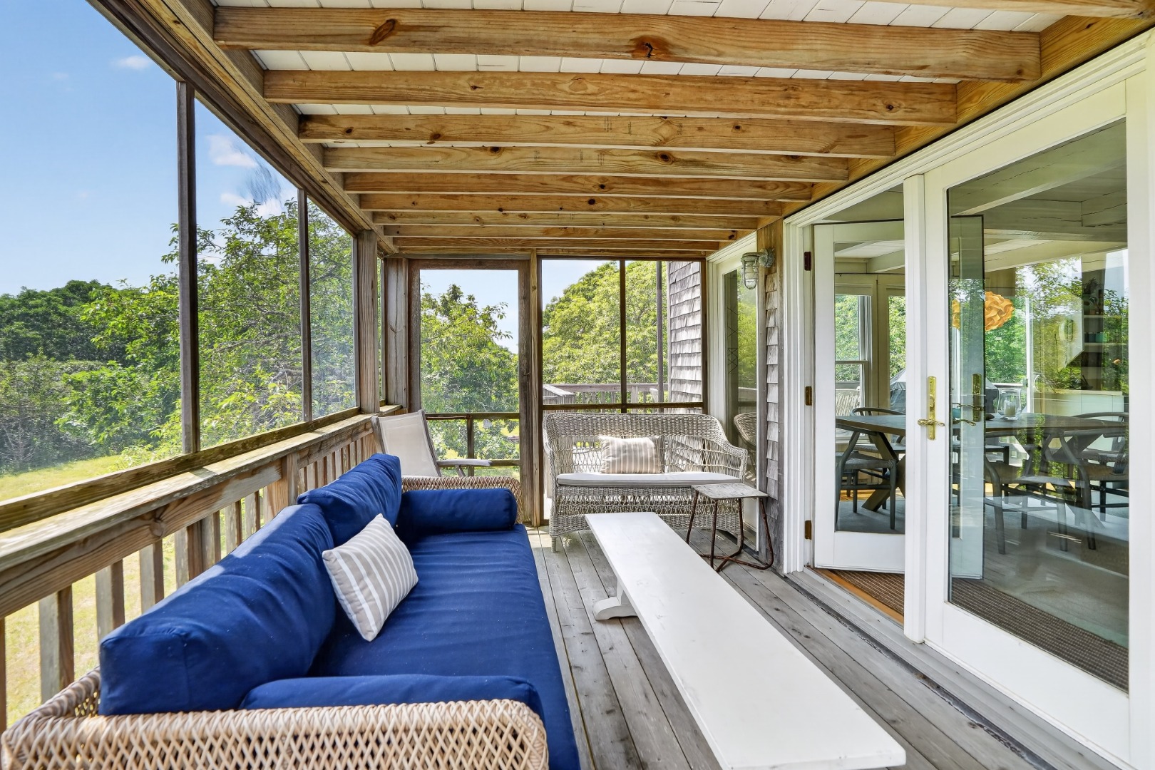 28 Black Point Road Chilmark, MA 02535 - Photo 13 of 56 Screened porch.